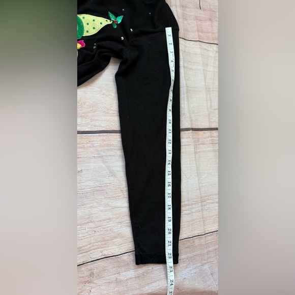 Vintage Women's Quacker Factory Christmas Snowman Cardigan Sweater Size M - Picture 4 of 7